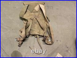 Original Wwii Us Army M1942 Combat Field Haversack Backpack-od#3, 1942