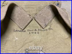 Original Wwii Us Army M1942 Combat Field Haversack Backpack-od#3, 1942