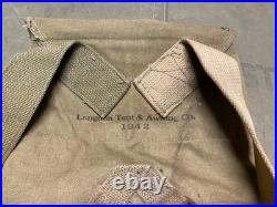 Original Wwii Us Army M1942 Combat Field Haversack Backpack-od#3, 1942