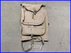 Original Wwii Us Army M1942 Combat Field Haversack Backpack-od#3, Js Shoe, 1942