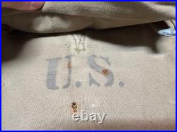 Original Wwii Us Army M1942 Combat Field Haversack Backpack-od#3, Js Shoe, 1942