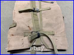 Original Wwii Us Army M1942 Combat Field Haversack Backpack-od#3, Js Shoe, 1942