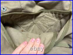 Original Wwii Us Army M1942 Combat Field Haversack Backpack-od#3, Js Shoe, 1942