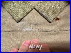 Original Wwii Us Army M1942 Combat Field Haversack Backpack-od#3, Js Shoe, 1942