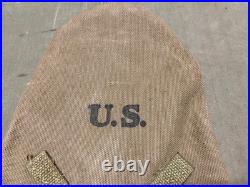 Original Wwii Us Army M1942 T-handle Field Shovel Carrier Cover-od#3, 1942