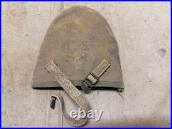 Original Wwii Us Army M1942 T-handle Shovel Carrier Cover-period Modified