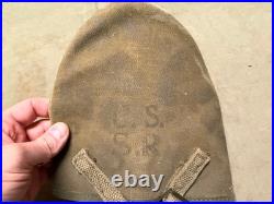 Original Wwii Us Army M1942 T-handle Shovel Carrier Cover-period Modified