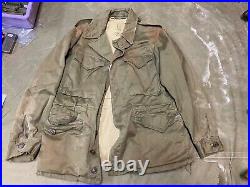 Original Wwii Us Army M1943 M43 Combat Field Jacket- 40r