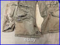 Original Wwii Us Army M1943 M43 Combat Field Jacket- 40r