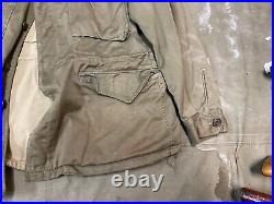 Original Wwii Us Army M1943 M43 Combat Field Jacket- 40r