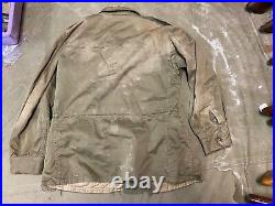 Original Wwii Us Army M1943 M43 Combat Field Jacket- 40r