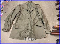 Original Wwii Us Army M1943 M43 Combat Field Jacket- 44r