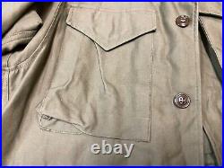 Original Wwii Us Army M1943 M43 Combat Field Jacket- 44r