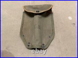 Original Wwii Us Army M1943 M43 Combat Field Shovel Carrier Cover-trans, 1944