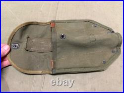 Original Wwii Us Army M1943 M43 Combat Field Shovel Carrier Cover-trans, 1944