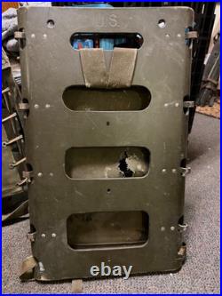 Original Wwii Us Army M1944 Equipment Ammo Carry Pack Board Backpack-dated 1943
