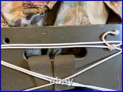 Original Wwii Us Army M1944 Equipment Ammo Carry Pack Board Backpack-dated 1944