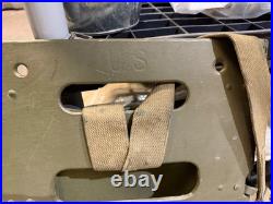 Original Wwii Us Army M1944 Equipment Ammo Carry Pack Board Backpack-us Marked