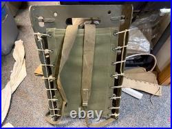 Original Wwii Us Army M1944 Equipment Ammo Carry Pack Board Backpack-us Marked