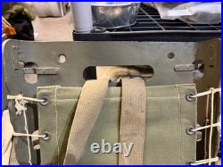 Original Wwii Us Army M1944 Equipment Ammo Carry Pack Board Backpack-us Marked
