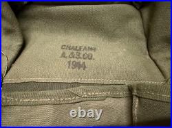 Original Wwii Us Army M1945 M1 Gp Ammo Carry Bag-od#7, 1944