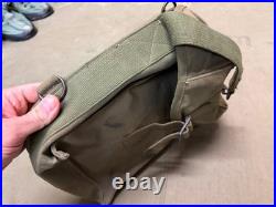 Original Wwii Us Army M1945 M1 Gp Ammo Carry Bag-od#7, 1944