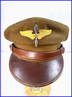 Original Wwii Us Army Military Army Air Corps Cadet Hat