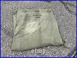 Original Wwii Us Army Navy Officer M1935 Bedding Roll-dated 1944