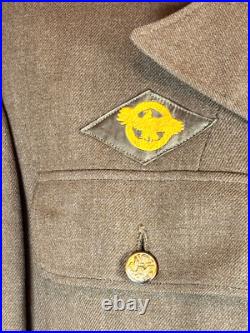 Original Wwii Us Army Nco 77th Infantry Division Uniform Named