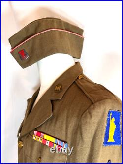 Original Wwii Us Army Nco 77th Infantry Division Uniform Named