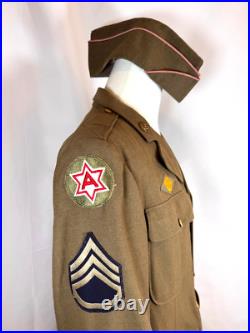Original Wwii Us Army Nco 77th Infantry Division Uniform Named Original Wwii Us Army Nco 77th Infantry Division Uniform Named