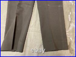 Original Wwii Us Army Officer Class A Chocolates Trousers- Small 32 Waist