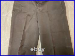 Original Wwii Us Army Officer Class A Chocolates Trousers- Small 32 Waist
