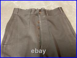 Original Wwii Us Army Officer Class A Chocolates Trousers- Small 32 Waist