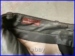 Original Wwii Us Army Officer Class A Chocolates Trousers- Small 32 Waist