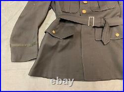 Original Wwii Us Army Officer Class A Dress Jacket- Small 38r