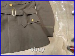 Original Wwii Us Army Officer Class A Dress Jacket- Small 38r