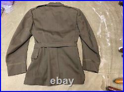 Original Wwii Us Army Officer Class A Dress Jacket- Small 38r