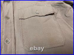 Original Wwii Us Army Officer Class A Pinks Shirt- Medium 40r