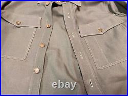 Original Wwii Us Army Officer Class A Pinks Shirt- Medium 40r