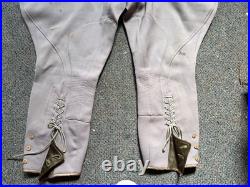 Original Wwii Us Army Officer Class A Pinks Trousers Breeches- Medium 34 Waist