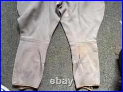 Original Wwii Us Army Officer Class A Pinks Trousers Breeches- Medium 34 Waist