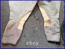 Original Wwii Us Army Officer Class A Pinks Trousers Breeches- Medium 34 Waist