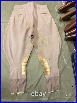 Original Wwii Us Army Officer Class A Pinks Trousers Breeches- Medium 34 Waist