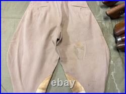 Original Wwii Us Army Officer Class A Pinks Trousers Breeches- Medium 34 Waist