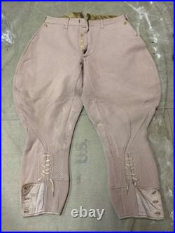 Original Wwii Us Army Officer Class A Pinks Trousers Breeches- Small 32 Waist