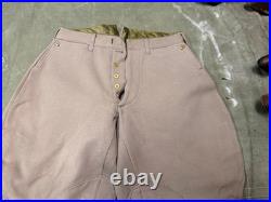 Original Wwii Us Army Officer Class A Pinks Trousers Breeches- Small 32 Waist