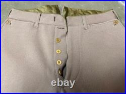 Original Wwii Us Army Officer Class A Pinks Trousers Breeches- Small 32 Waist