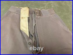 Original Wwii Us Army Officer Class A Pinks Trousers Breeches- Small 32 Waist