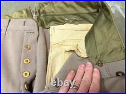 Original Wwii Us Army Officer Class A Pinks Trousers Breeches- Small 32 Waist